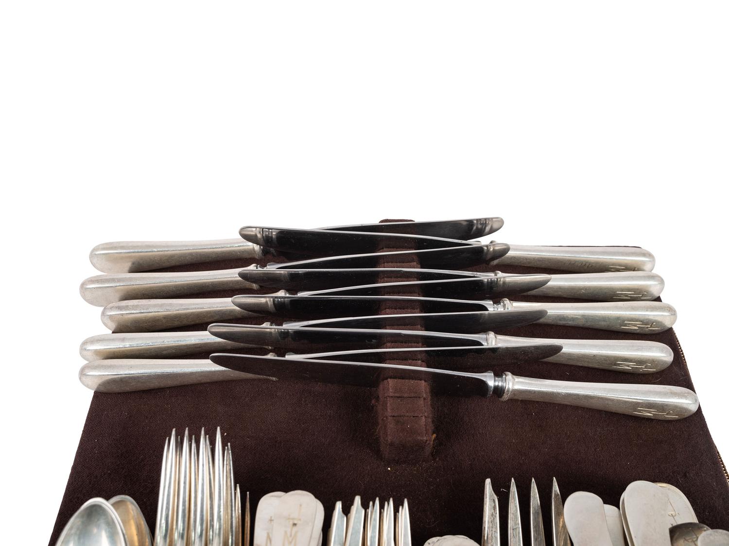 An American Silver Flatware Service