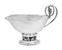 A Georg Jensen Silver Sauce Boat