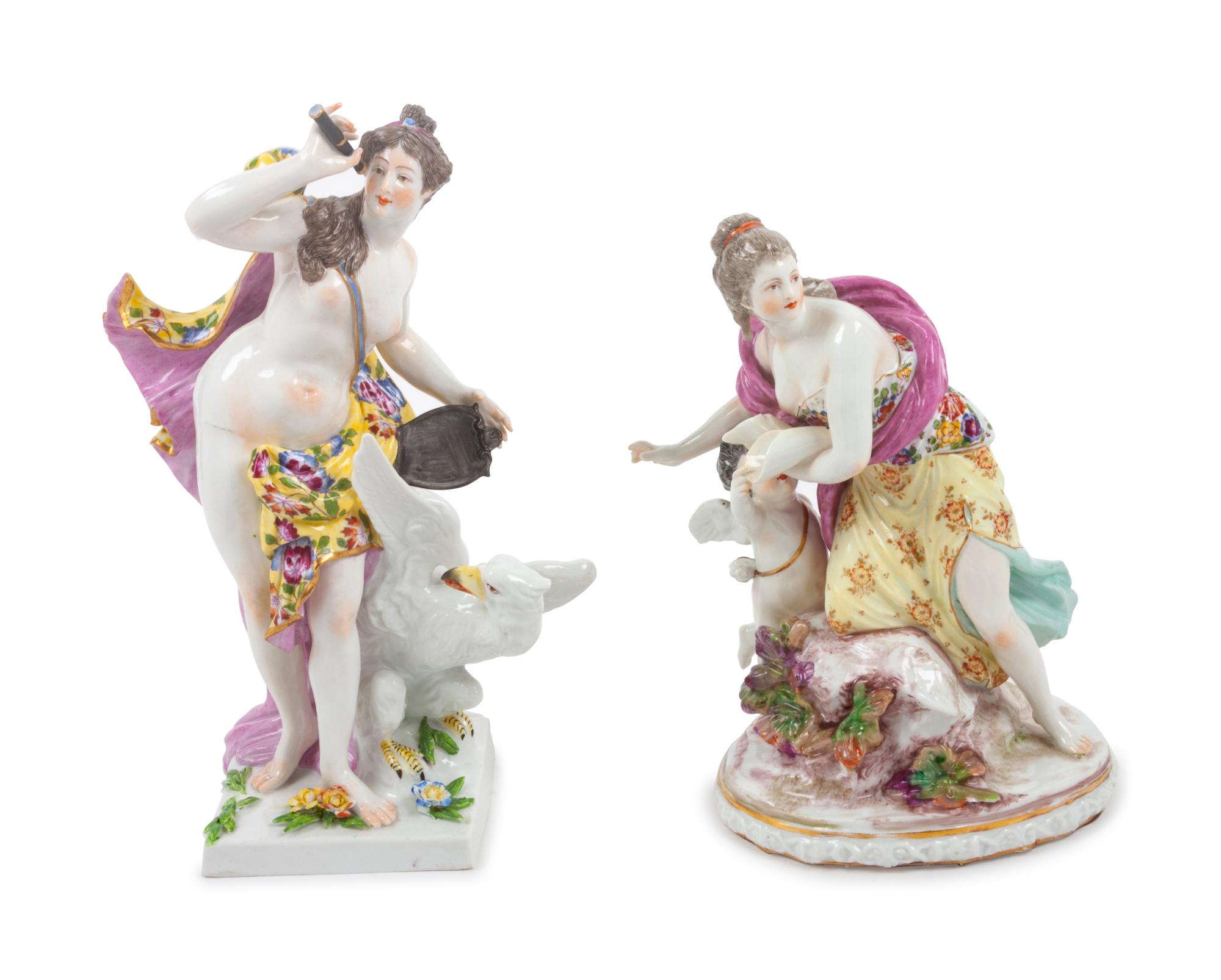 Two Continental Porcelain Figures — 19TH CENTURY