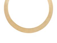 YELLOW GOLD COLLAR NECKLACE