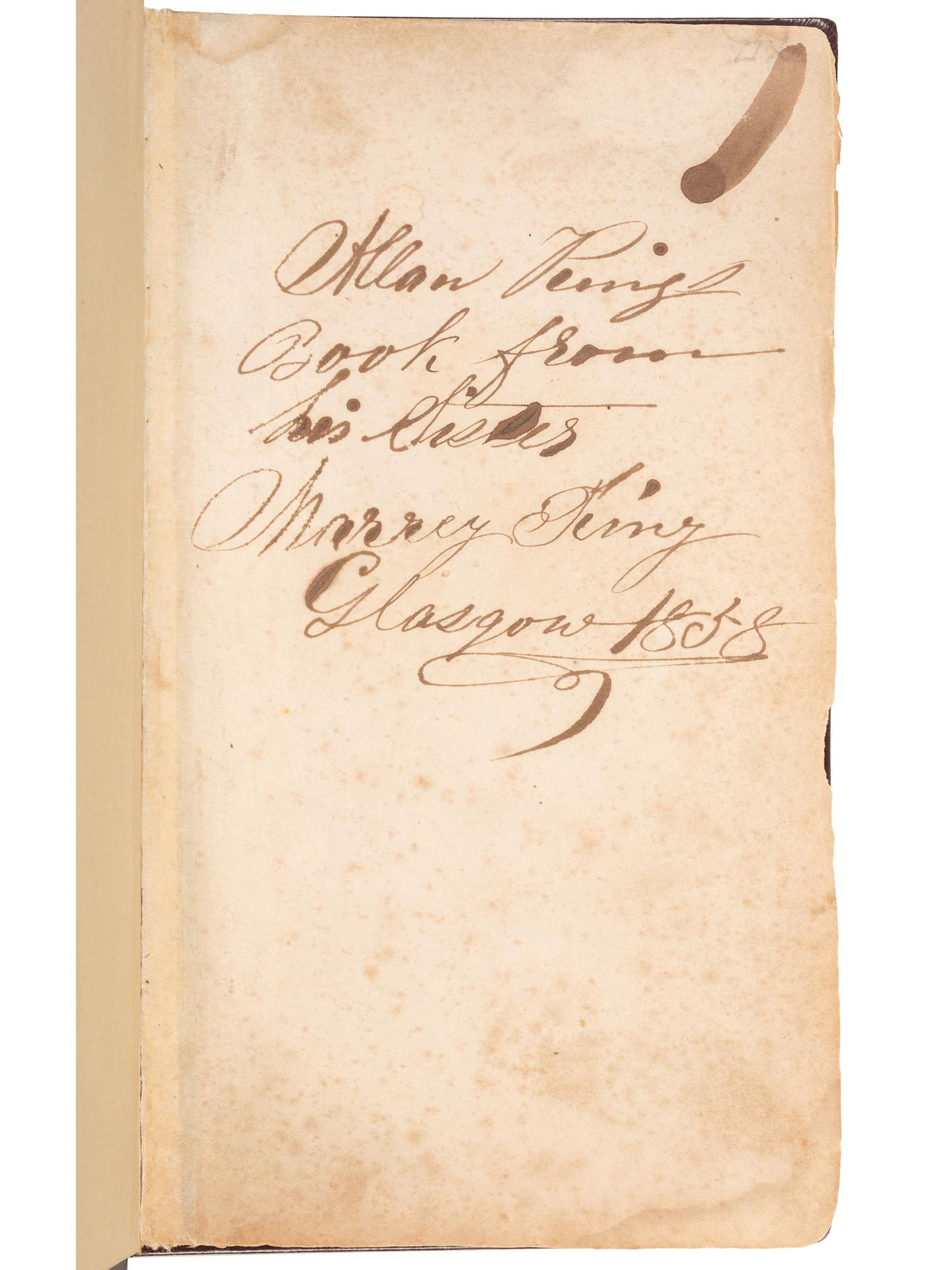 DOUGLASS, Frederick. Narrative of the Life of Frederick Douglass . Presented to Ossie Davis, 1961.