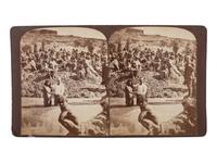 [NATIVE AMERICAN]. SAVAGE, Charles R. (1832-1909), photographer. Baptism of 130 Indians of the Shebit Nation at St. George, by the Mormons . Salt Lake City, UT: ca 1870s.