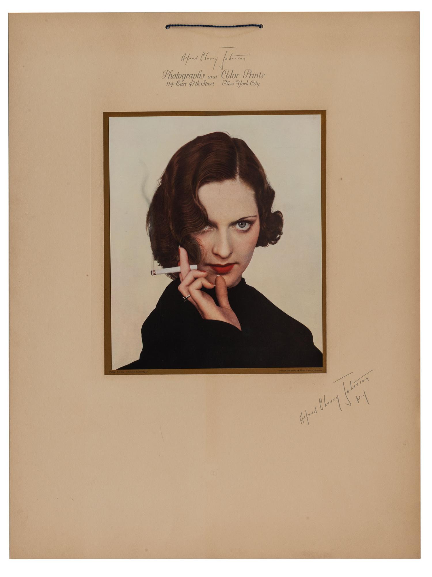 JOHNSTON, Alfred Cheney (1885-1971). Large photographic archive of glass negatives and prints. Ca 1910s-1920s.