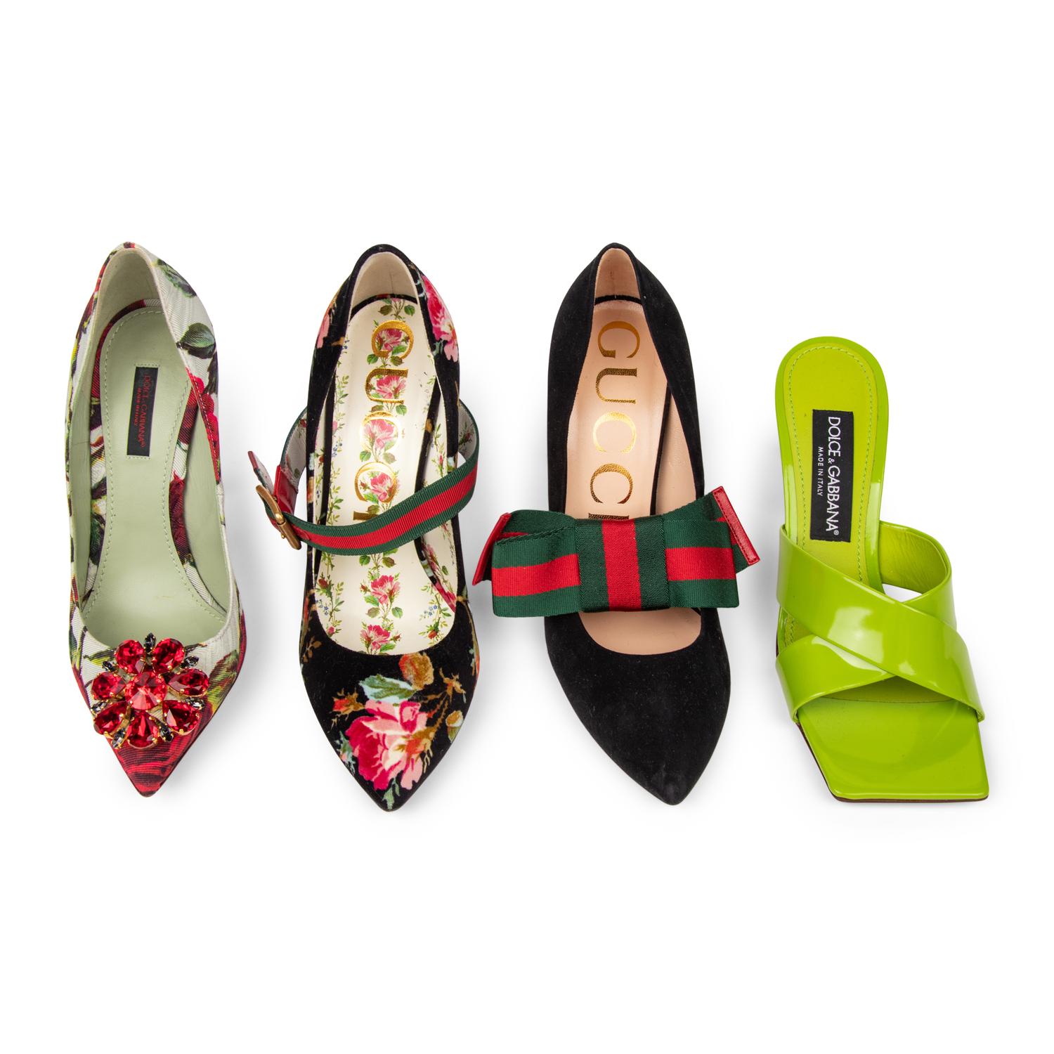 Four Pairs of Italian Designer Pumps