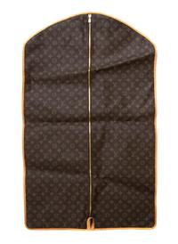 A Louis Vuitton Monogram Canvas Keepall 45 Bag and Garment Bag, 18 x 9 x 8 inches.