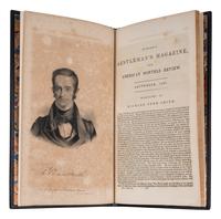 POE, Edgar Allan (1809-1849). "The Fall of the House of Usher." Extracted from: Burton's Gentleman's Magazine and American Monthly Review , Vol. V-no.III. [Philadelphia: William Evans Burton], September 1839.