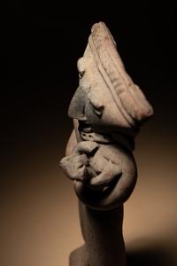 A Michoacan Standing Mother and Child