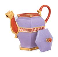 A Sèvres Lilac-Ground Hexagonal Hard-Paste Porcelain Teapot and Cover ( Théière 'Chinoise Fragonard' )