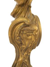 A Louis XV Stye Gilt Metal Table Lamp