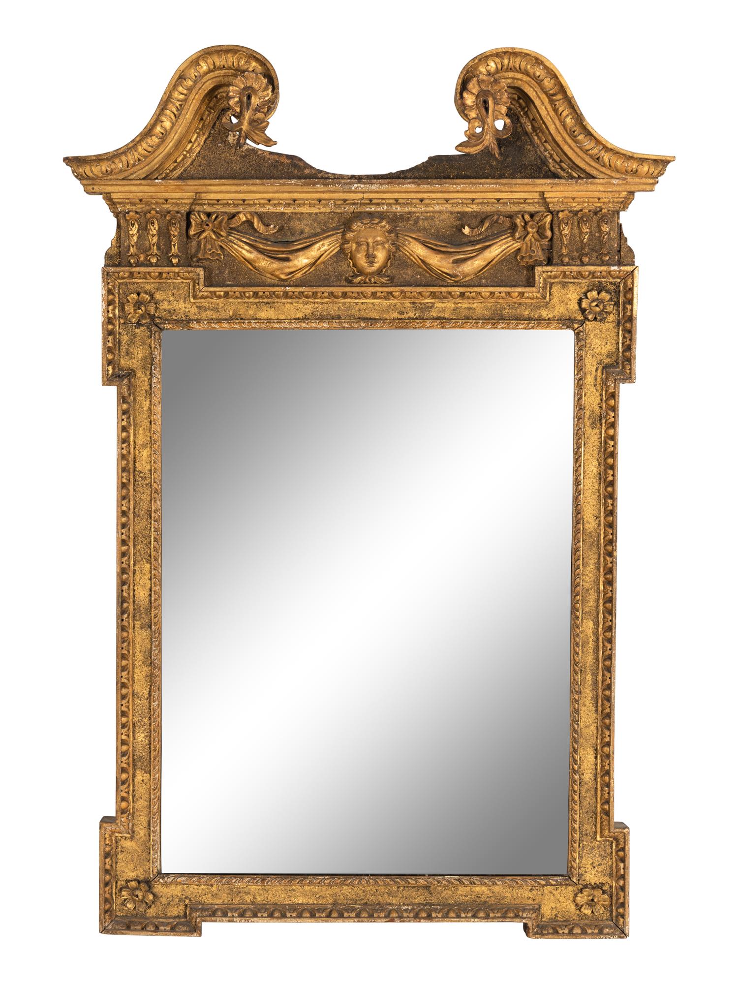 A George II Giltwood Mirror