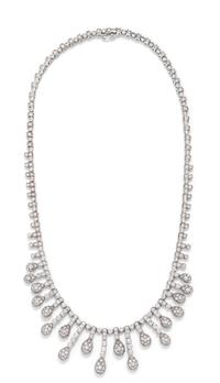 DIAMOND FRINGE NECKLACE