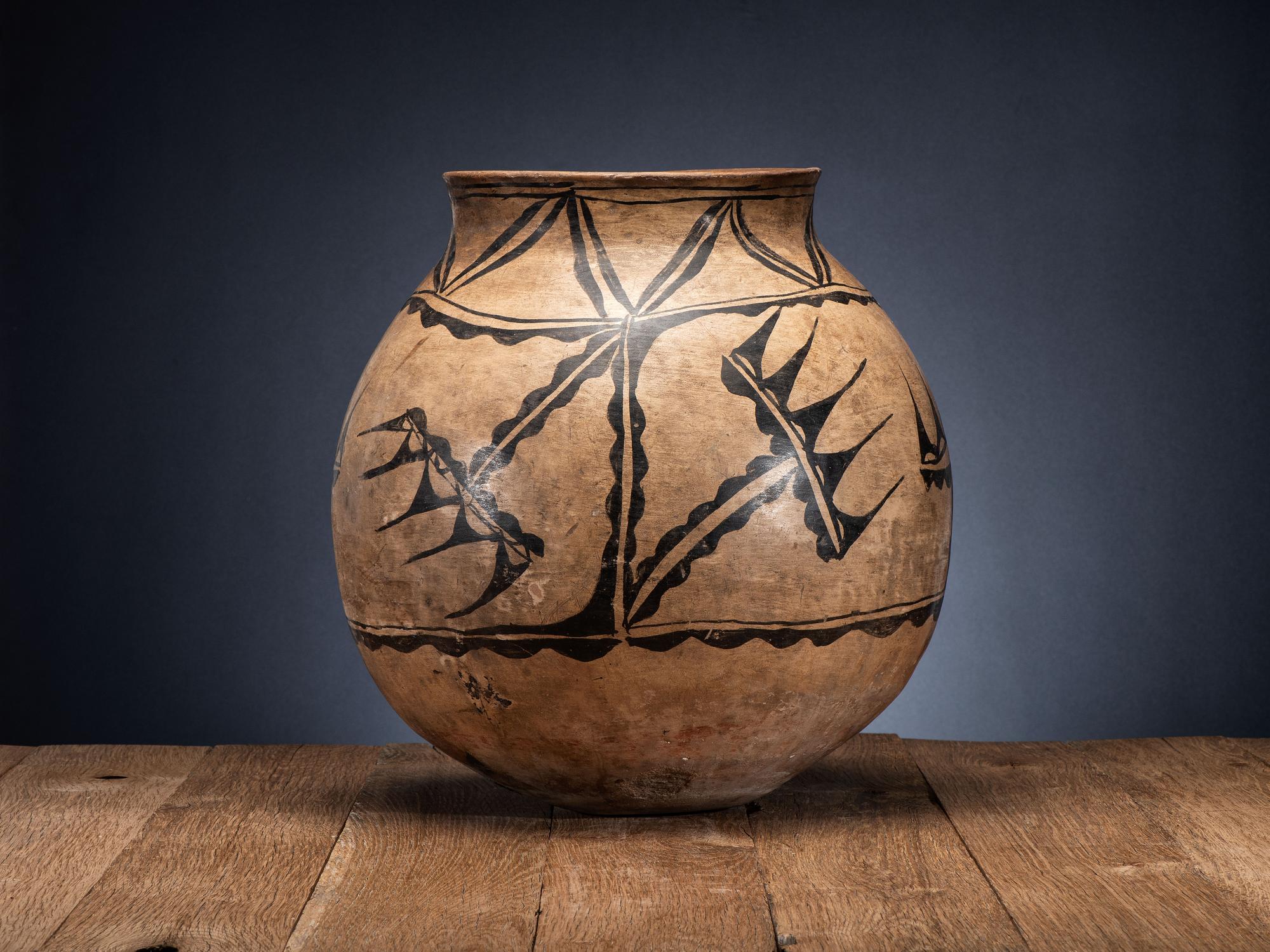 Early Cochiti Pottery Storage Jar