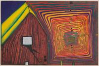 Friedensreich Hundertwasser, (Austrian, 1928-2000), The Woodcut Works of Hundertwasser, 1977 (complete volume with original color woodc