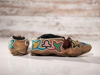 Prairie Beaded Hide Moccasins
