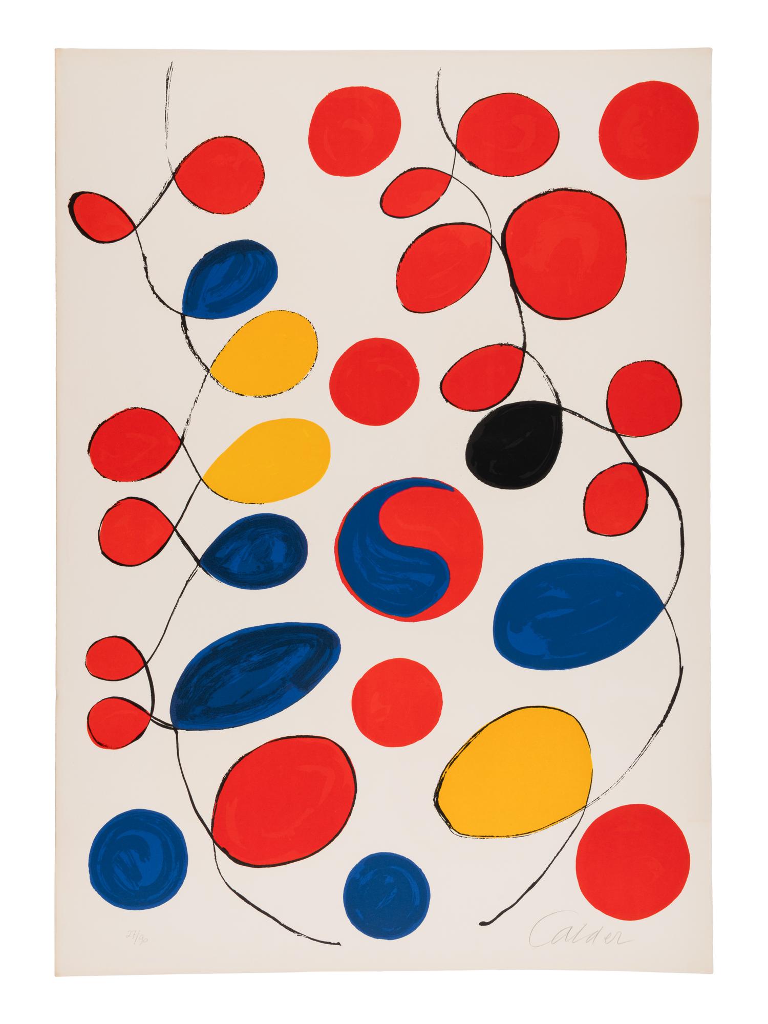 Various Artists (20th century) — Peace Portfolio II (complete portfolio of 4 with title page and portfolio case), 1974 Including works by Alexander Calder, Gene Davis, Charles Hinman, and Philip Pearlstein.