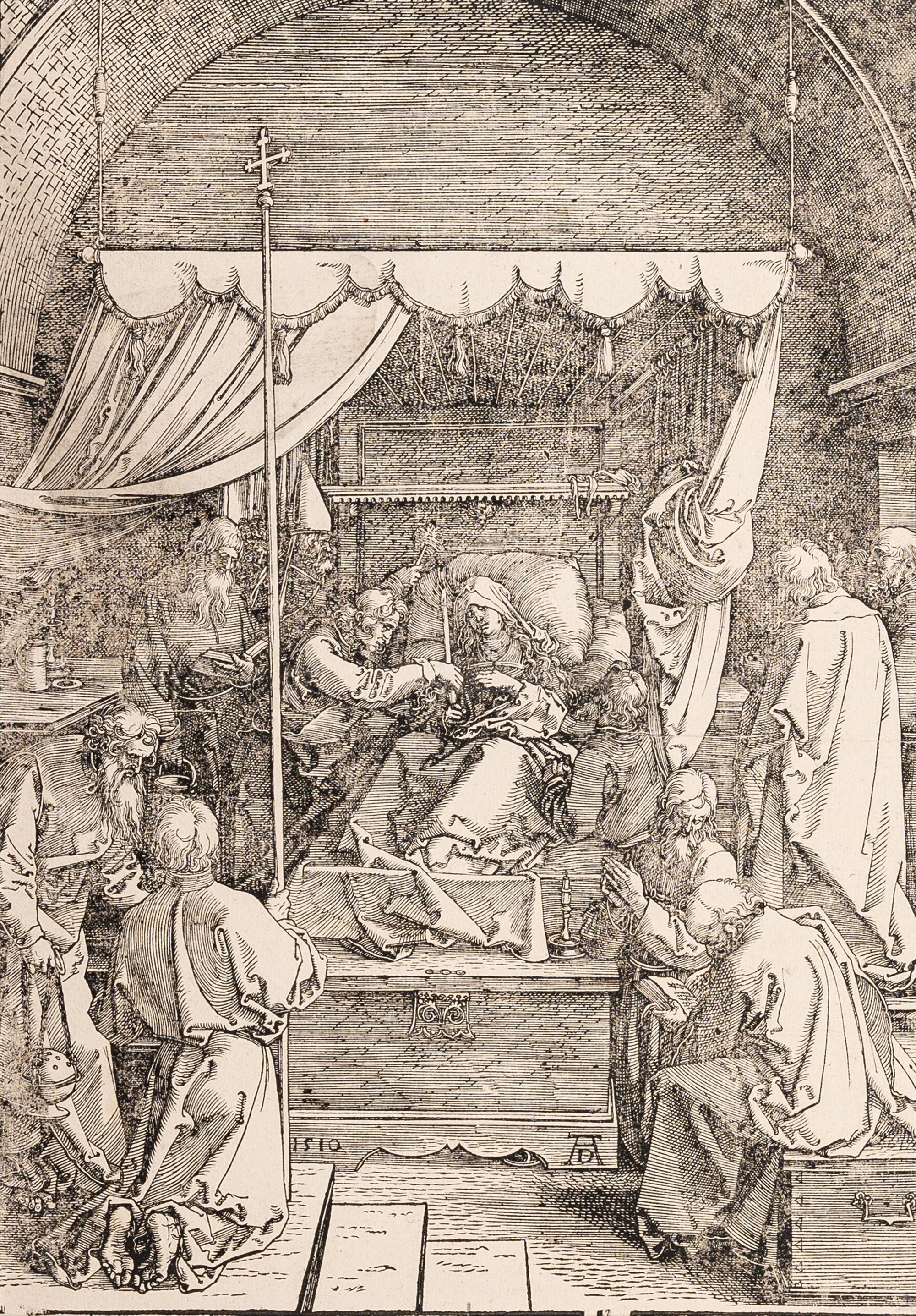 A group of five prints from The Life of the Virgin