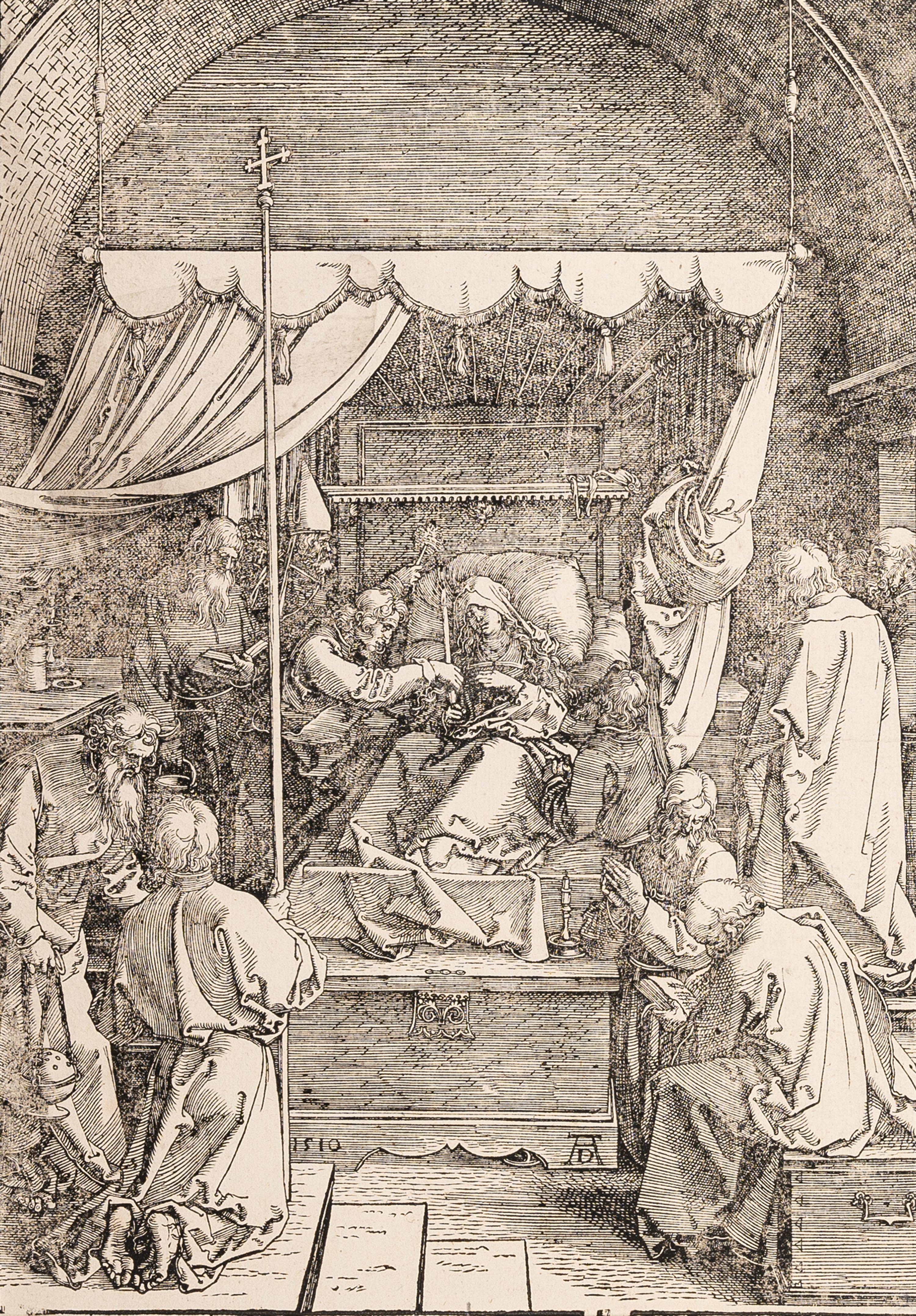 A group of five prints from The Life of the Virgin
