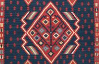 A Balkan Kilim Wool Rug