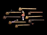 Eight Japanese 'Seal' Portable Writing Sets, Yatate