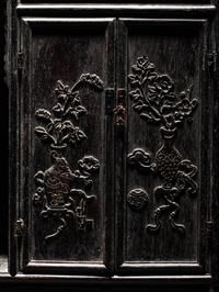 A Small Zitan Wood Displaying Cabinet, Duobaoge