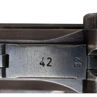 ** 42 Code 1938 Dated P.08 Luger in Holster with Two Magazines