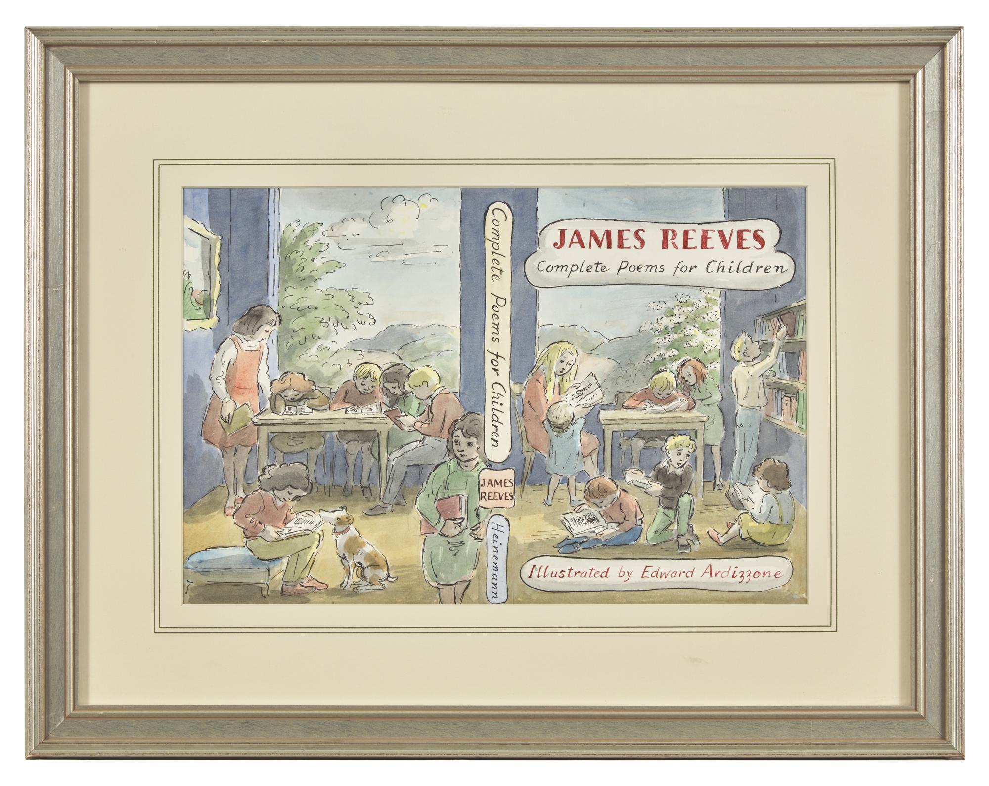 Original Dust-Jacket Design for "Complete Poems for Children"