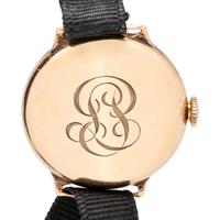 GRUEN, YELLOW GOLD WATCH