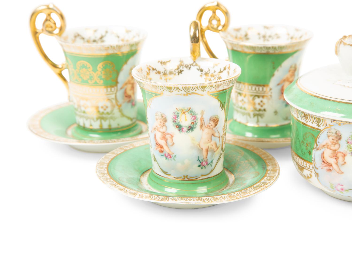An Austrian Porcelain Tea Service — 20TH CENTURY