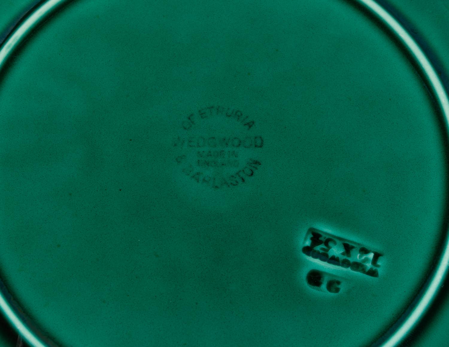 A Set of Six Wedgwood Ceramic Plates and Six Similar Portuguese Cocottes