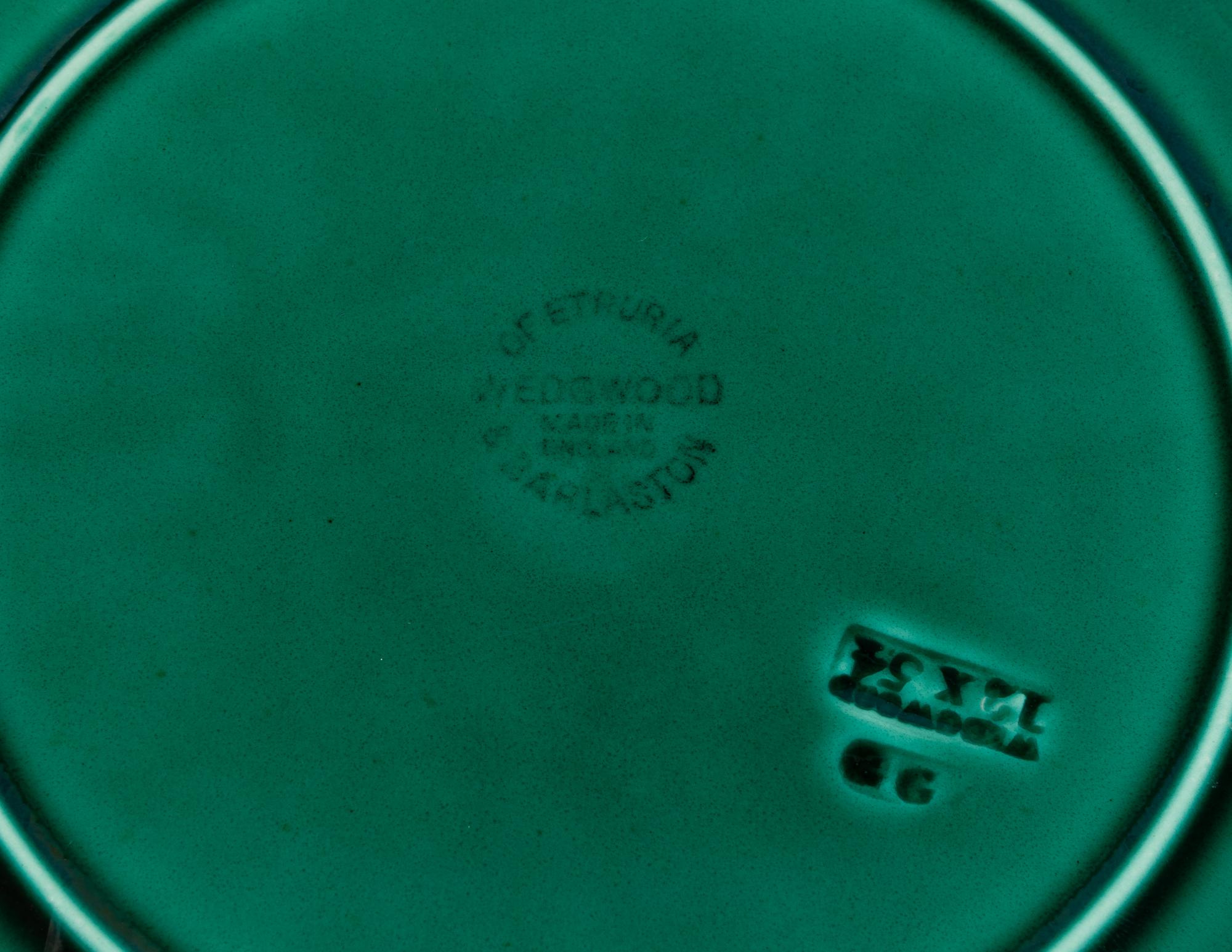 A Set of Six Wedgwood Ceramic Plates and Six Similar Portuguese Cocottes