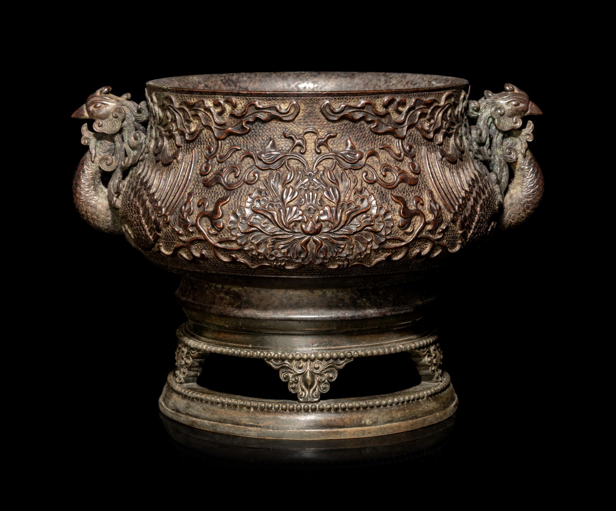A Chinese Bronze Incense Burner