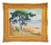 L'île à bois, mar é e basse, Kermouster