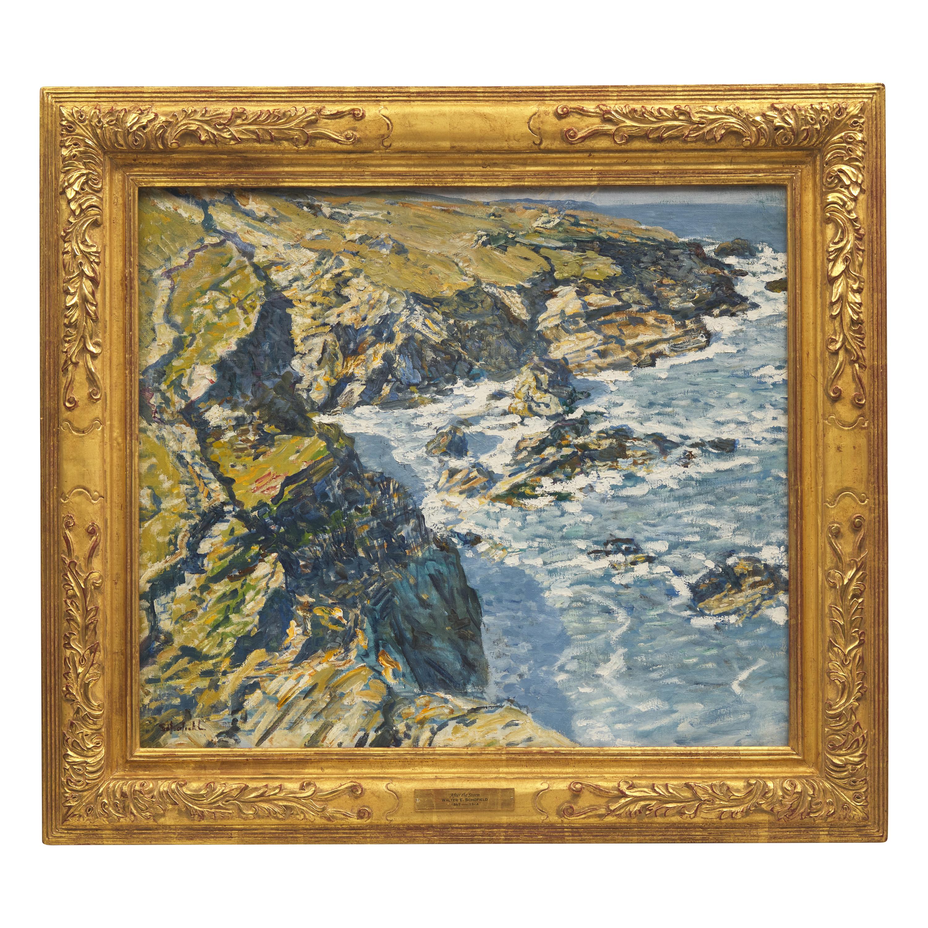 Walter Elmer Schofield (American, 1867-1944) — After the Storm (Cornish Cove), c. 1941