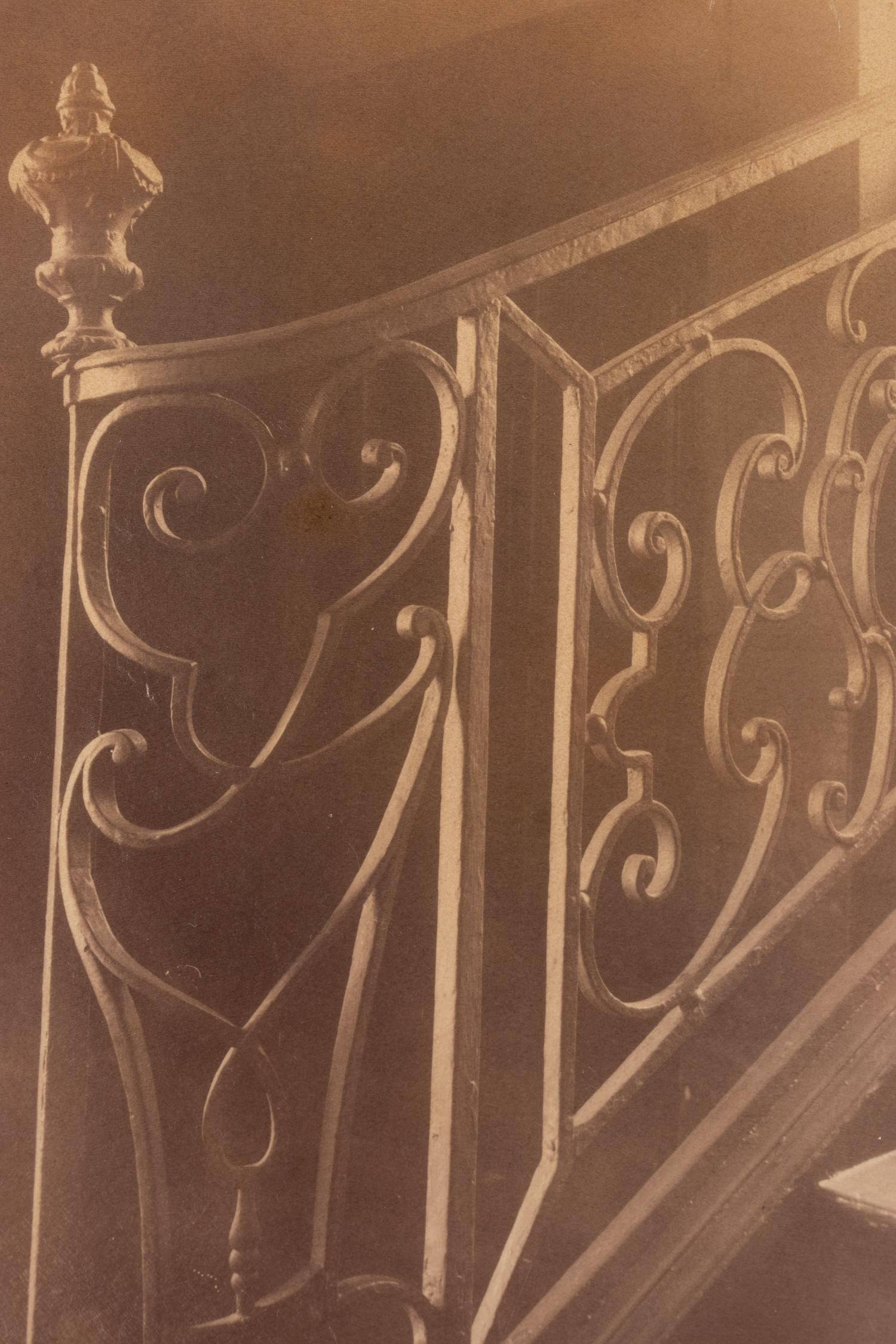 A group of four photographs ( Hôtel de Sully Charost, rue du Cherche-Midi 11 , 1904-1905; Hôtel de Fleury, rue des Saints-Pères 28 , 1905; 7 rue de l'Estrapade , 1905; Grille du chœr, èglise Saint Roch , 1912)