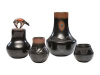 Blackware Pottery Jars