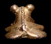 A Veraguas or Diquis Gold Frog Pendant