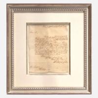 Washington, George, and (Thomas Jefferson) Autograph Letter, signed