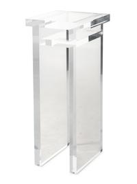 A Pair of Custom Acrylic Pedestals