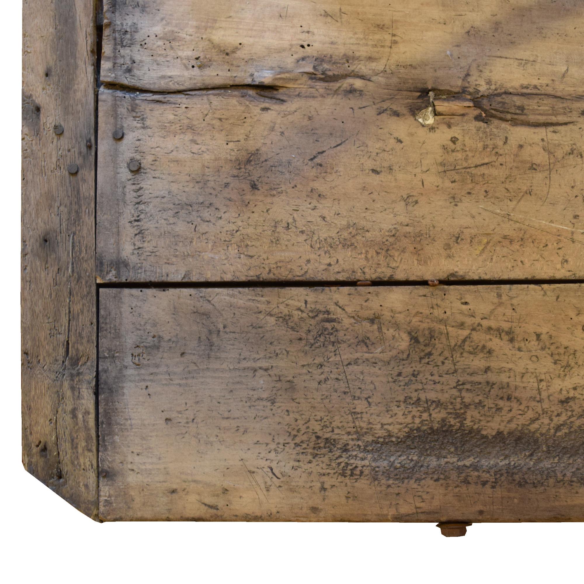 An Iron and Wood Industrial Table 134" W x 33" D x 30" H — France, First Half 20th Century