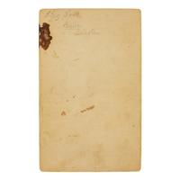 Gardner, Alexander (1821-1882). Boudoir card of Big Foot, Oglala taken in Washington, D.C., 1872.