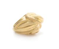 A Yellow Gold Swirl Design Ring, 19.50 dwts.