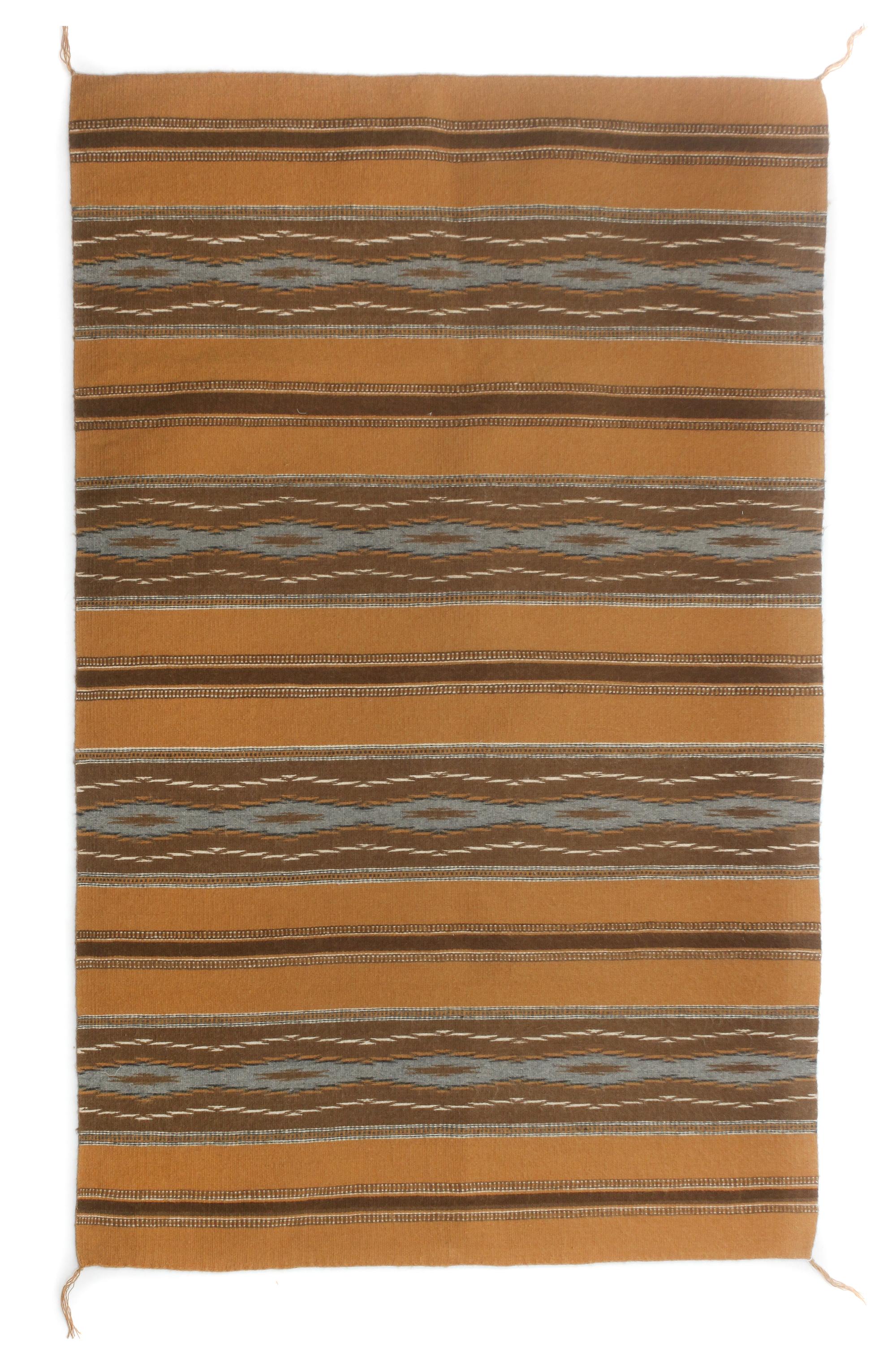 Two Navajo Chinle Rugs Larger: 69 3/4 x 58 3/4 inches. — SECOND HALF 20TH CENTURY