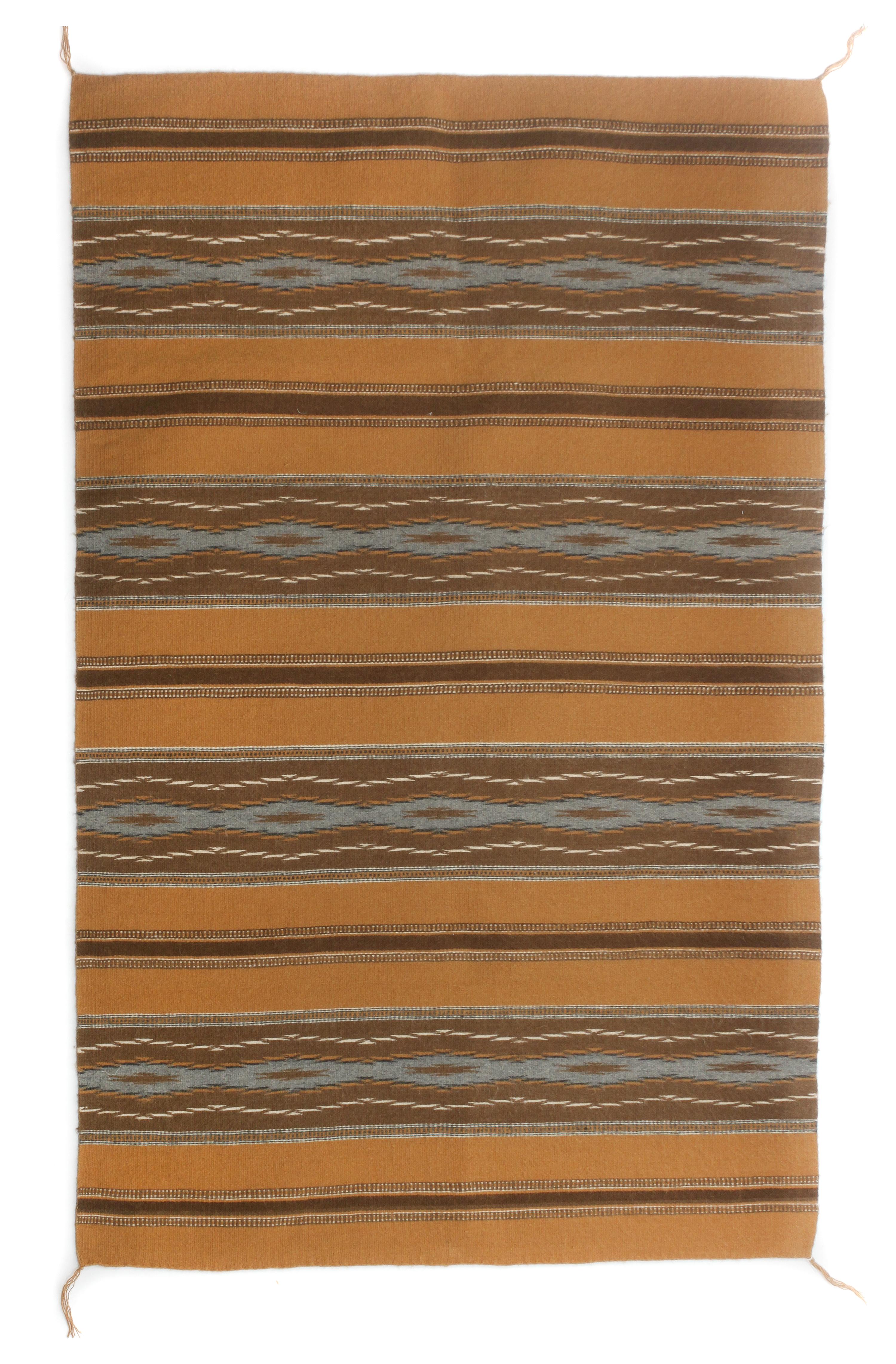 Two Navajo Chinle Rugs Larger: 69 3/4 x 58 3/4 inches. — SECOND HALF 20TH CENTURY