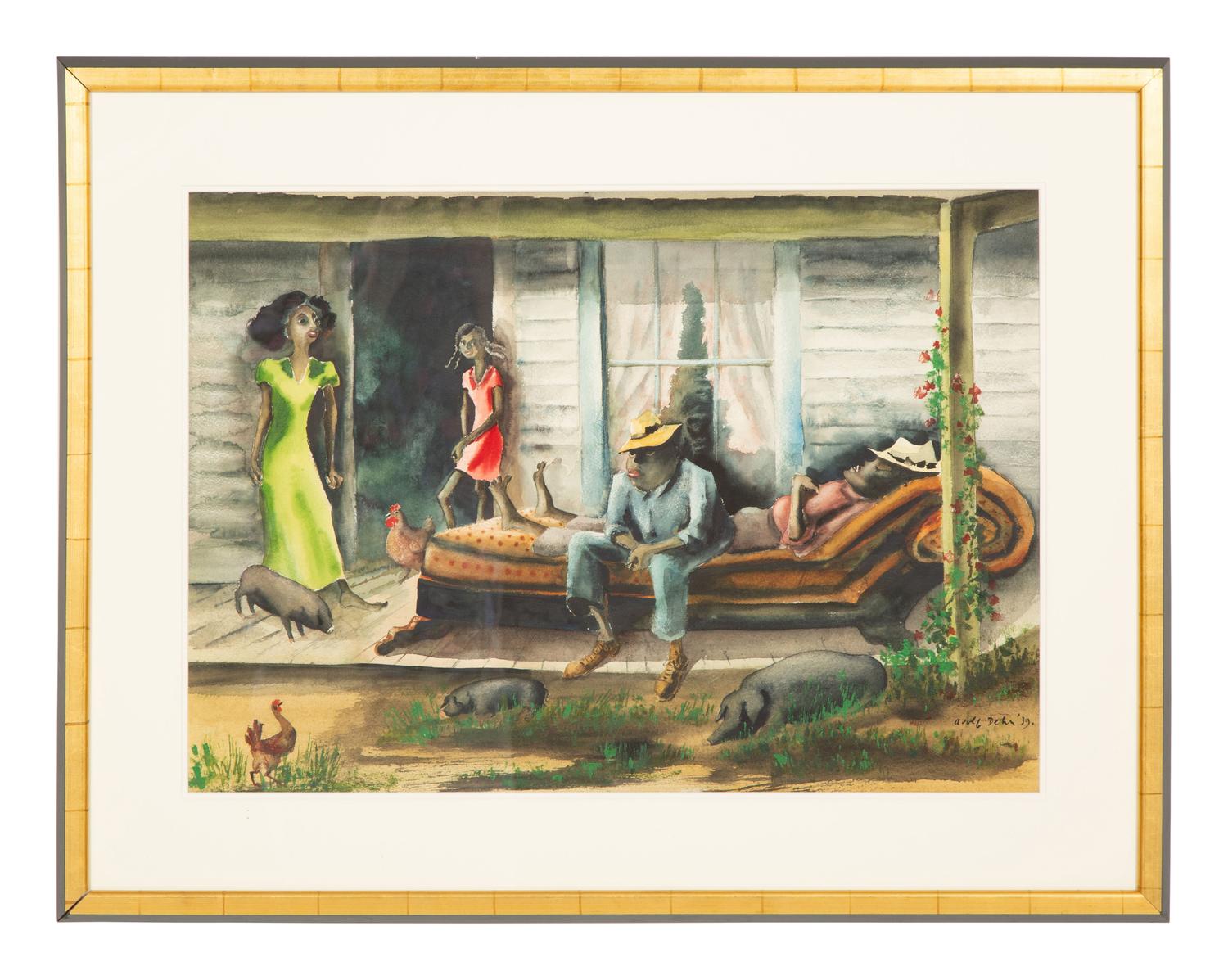 On the Porch, 1939