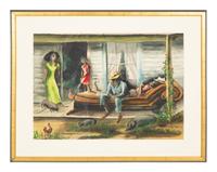 On the Porch, 1939