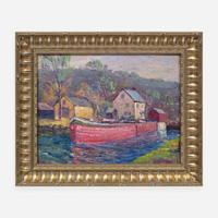 John Berninger (American, 1897-1981) Freemanburg Canal