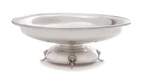An American Silver Centerpiece Bowl, Becht & Hartl, Newark, NJ, First Half 20th Century, centered with an engraved monogram, raised on