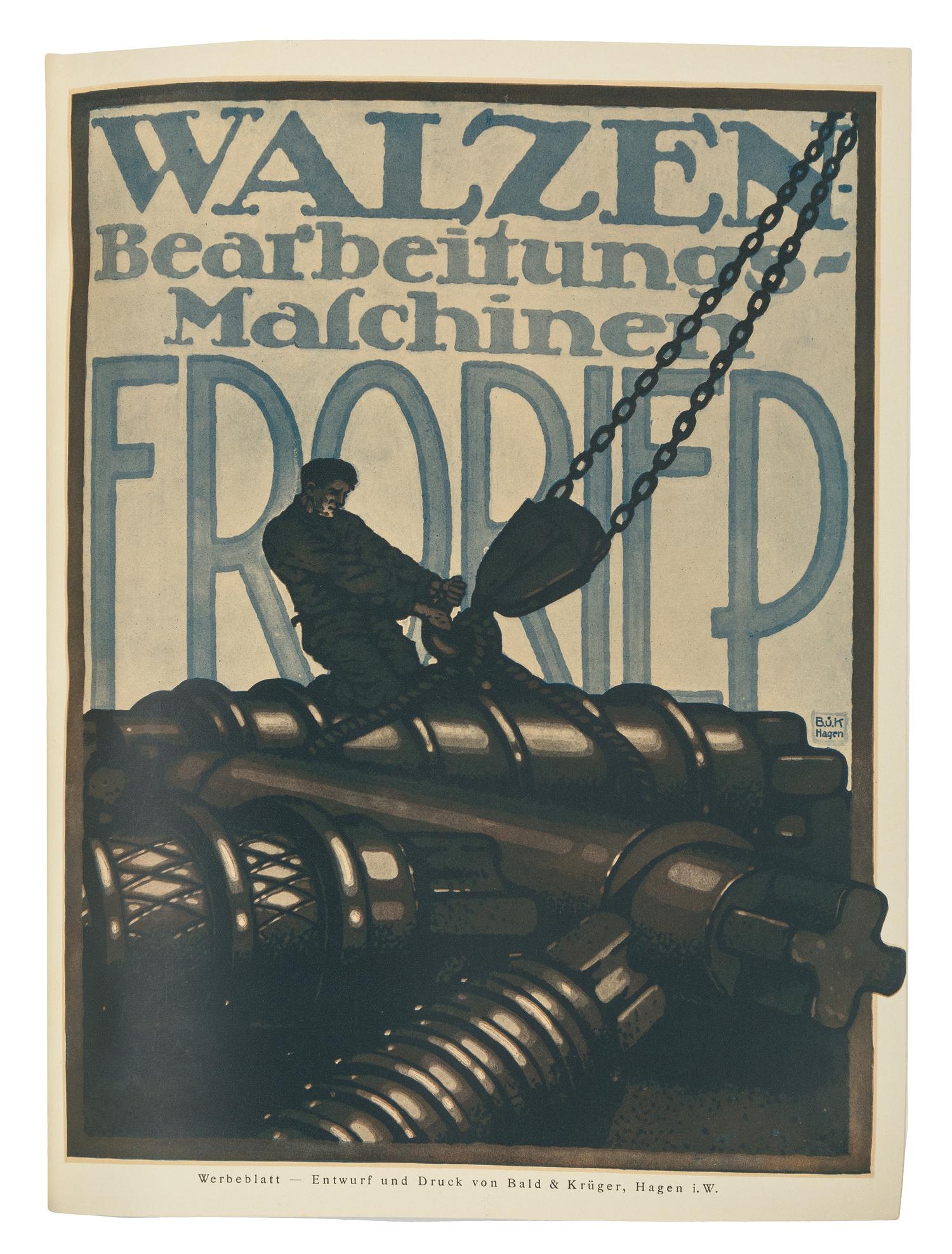 Das Plakat: Mitteilungen des Vereins der Plakatfreunde. Berlin: Verlag Das Plakat (and other imprints), 1912-1921.