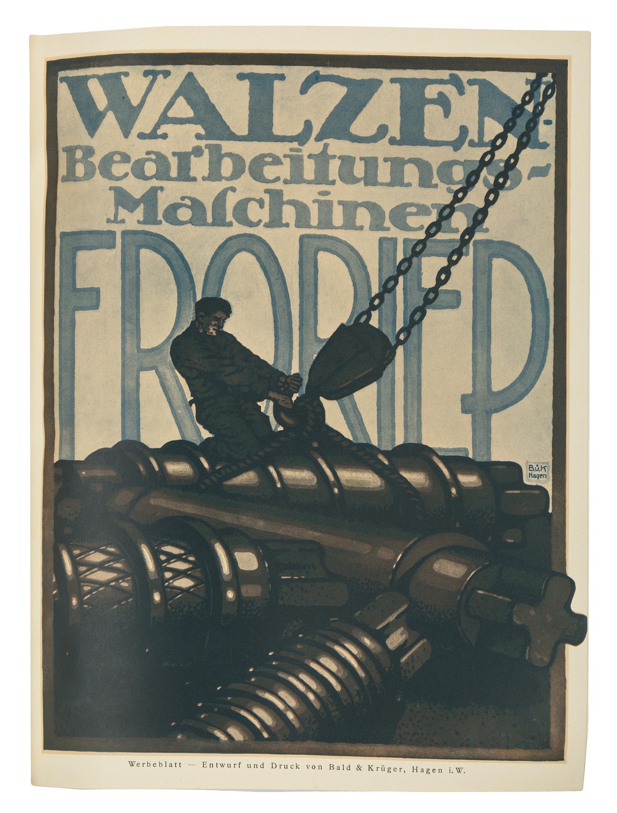 Das Plakat: Mitteilungen des Vereins der Plakatfreunde. Berlin: Verlag Das Plakat (and other imprints), 1912-1921.