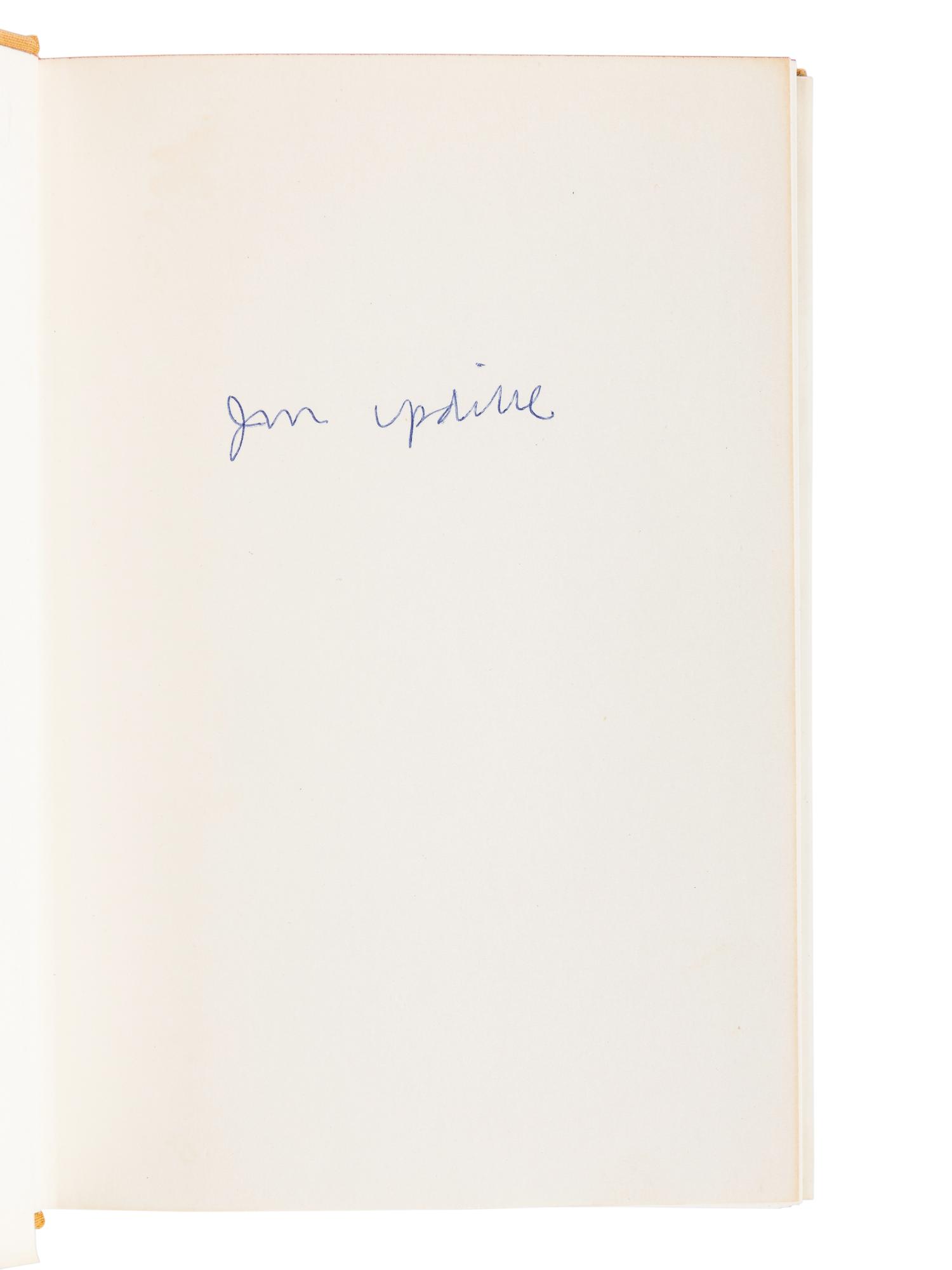 UPDIKE, John (1932-2009). A group of 4 FIRST EDITIONS of Updike’s Rabbit novels, most SIGNED, comprising: